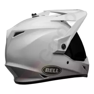 Bell MX-9 Adventure Mips Solid white XXL enduro motocikla ķivere-5