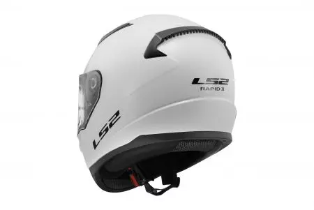 LS2 FF353 RAPID II SOLID WHITE-06 L capacete integral de motociclista-6