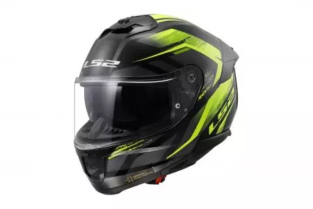 LS2 FF808 STREAM II FURY BLACK H-V YEL-06 L capacete integral de motociclista-1