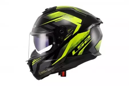 LS2 FF808 STREAM II FURY BLACK H-V YEL-06 L capacete integral de motociclista-2