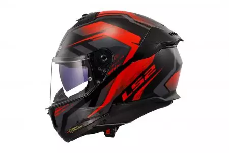 Motociklistička kaciga koja pokriva cijelo lice LS2 FF808 STREAM II FURY BLACK RED-06 3XL-2