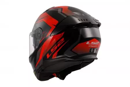 Motociklistička kaciga koja pokriva cijelo lice LS2 FF808 STREAM II FURY BLACK RED-06 3XL-3