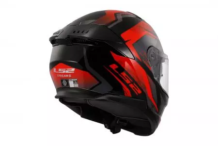 Motociklistička kaciga koja pokriva cijelo lice LS2 FF808 STREAM II FURY BLACK RED-06 3XL-4