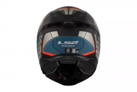Motociklistička kaciga koja pokriva cijelo lice LS2 FF808 STREAM II ROAD M.BLACK BLUE-06 L-7