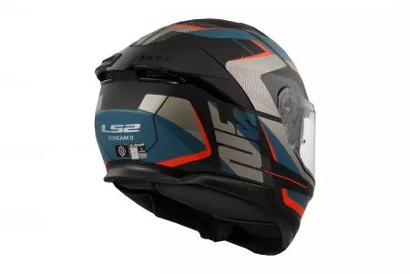 Motociklistička kaciga koja pokriva cijelo lice LS2 FF808 STREAM II ROAD M.BLACK BLUE-06 XS-6