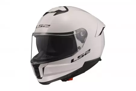 LS2 FF808 STREAM II SOLID WHITE-06 L capacete integral de motociclista-1