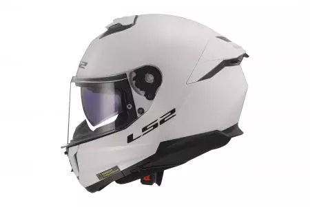 LS2 FF808 STREAM II SOLID WHITE-06 L capacete integral de motociclista-2