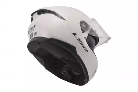 LS2 FF808 STREAM II SOLID WHITE-06 L capacete integral de motociclista-3