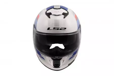 Motociklistička kaciga koja pokriva cijelo lice LS2 FF808 STREAM II VINTAGE WH.BL.RED-06 L-8