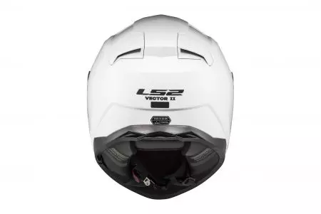 LS2 FF811 VECTOR II SOLID WHITE-06 L capacete integral de motociclista-2