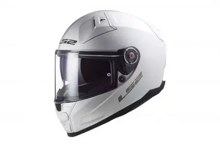 LS2 FF811 VECTOR II SOLID WHITE-06 M Integrální motocykлетна каска - AK1681110024