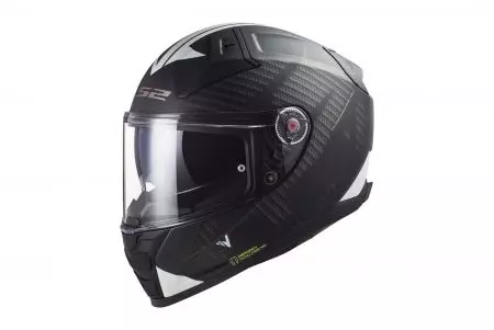 LS2 FF811 VECTOR II SPLITTER BLACK WH.-06 L capacete integral de motociclista-1