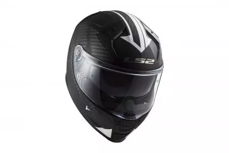 LS2 FF811 VECTOR II SPLITTER BLACK WH.-06 L capacete integral de motociclista-5