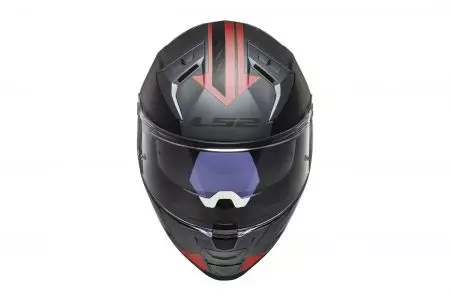 LS2 FF811 VECTOR II SPLITTER M.TIT RED-06 L capacete integral de motociclista-2