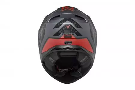 LS2 FF811 VECTOR II SPLITTER M.TIT RED-06 L capacete integral de motociclista-3