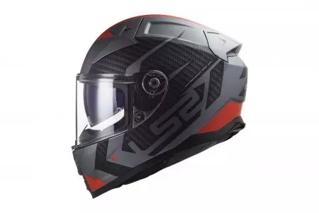 LS2 FF811 VECTOR II SPLITTER M.TIT RED-06 L capacete integral de motociclista-4