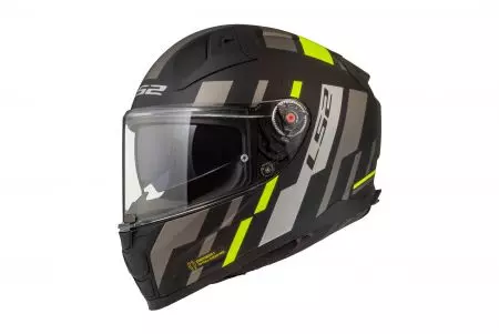 LS2 FF811 VECTOR II TRON capacete integral de motociclista M.BL. H-V YEL.-06 L-1