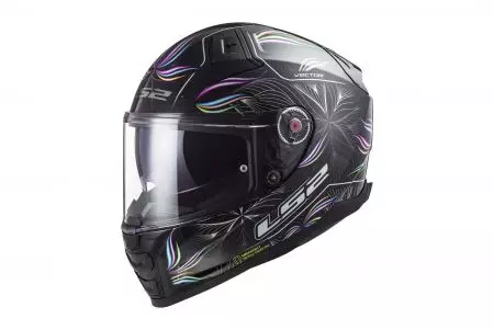 LS2 FF811 VECTOR II TROPICAL BLACK WH.-06 L capacete integral de motociclista-1