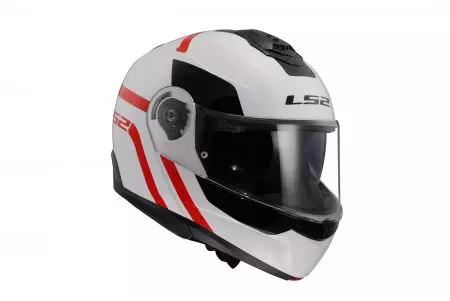 LS2 FF908 STROBE II AUTOX BRANCO VERMELHO-06 L capacete para motociclistas-12