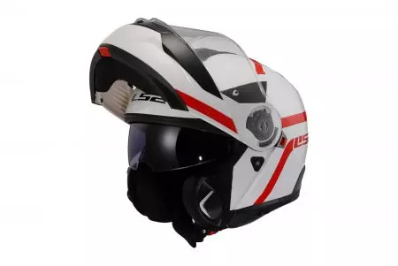 LS2 FF908 STROBE II AUTOX BRANCO VERMELHO-06 L capacete para motociclistas-2