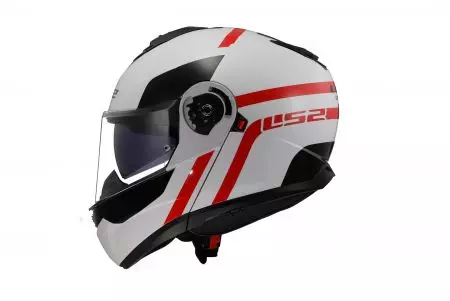 LS2 FF908 STROBE II AUTOX BRANCO VERMELHO-06 L capacete para motociclistas-3
