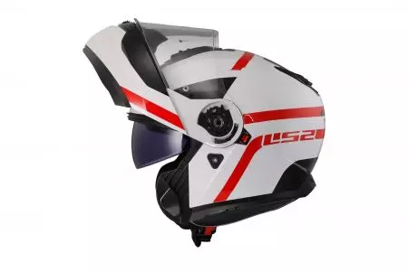 LS2 FF908 STROBE II AUTOX BRANCO VERMELHO-06 L capacete para motociclistas-4