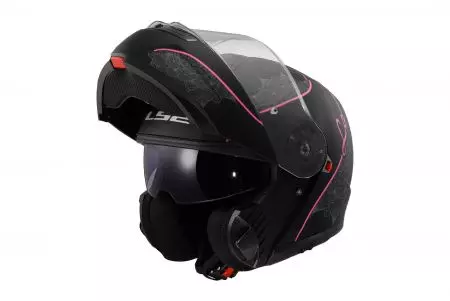 LS2 FF908 STROBE II LUX M.BLACK PINK-06 XXL capacete para motociclistas-2