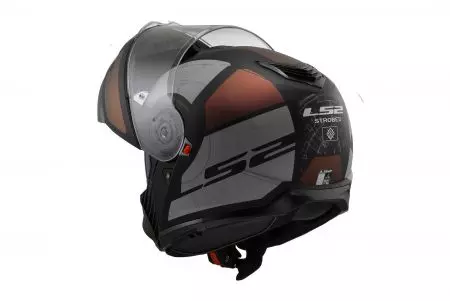 LS2 FF908 STROBE II ORION M.BL.PUR capacete para motociclistas. AZUL-06 L-6