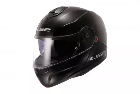 LS2 FF908 STROBE II SOLID BLACK-06 L capacete de motociclista para maxilar-1