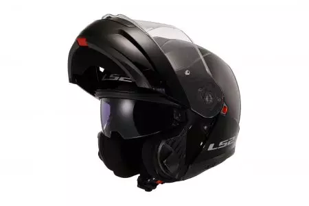 LS2 FF908 STROBE II SOLID BLACK-06 L capacete de motociclista para maxilar-2
