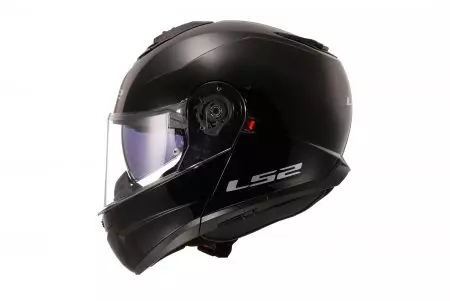 LS2 FF908 STROBE II SOLID BLACK-06 L capacete de motociclista para maxilar-3