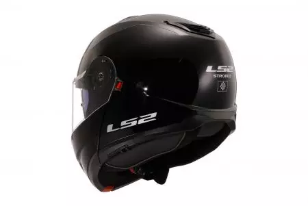 LS2 FF908 STROBE II SOLID BLACK-06 L capacete de motociclista para maxilar-5