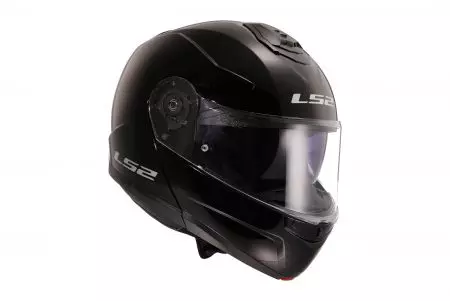 LS2 FF908 STROBE II SOLID BLACK-06 L capacete de motociclista para maxilar-9