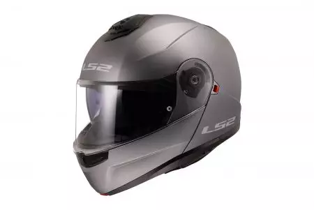 LS2 FF908 STROBE II SOLID MATT TITANIUM-06 L capacete de motociclista para maxilar - AK5690810075