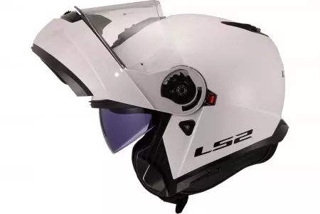 LS2 FF908 STROBE II SOLID WHITE-06 L capacete de motociclista para maxilar-4