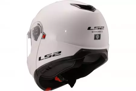 Kask motocyklowy szczękowy LS2 FF908 STROBE II SOLID WHITE-06 L-5