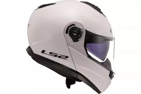 LS2 FF908 STROBE II SOLID WHITE-06 L capacete de motociclista para maxilar-9