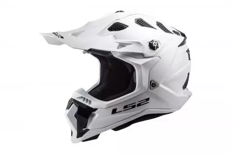 LS2 MX700 SUBVERTER EVO II SOLID WHITE -06 XXL capacete para motas de enduro - AK4670010027