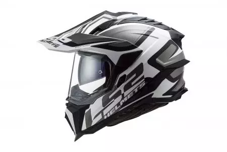 LS2 MX701 EXPLORER ALTER M. BLACK WHITE-06 L capacete para motas de enduro-1