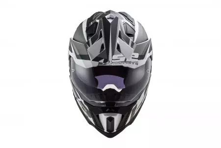 LS2 MX701 EXPLORER ALTER M. BLACK WHITE-06 L capacete para motas de enduro-2