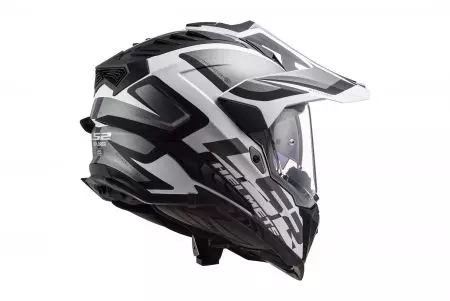LS2 MX701 EXPLORER ALTER M. BLACK WHITE-06 L capacete para motas de enduro-5