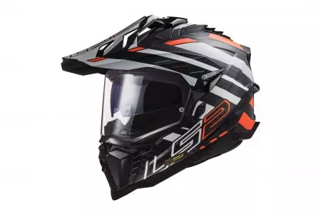 LS2 MX701 EXPLORER C EDGE BLACK ORANGE 06 L capacete para motas de enduro-1