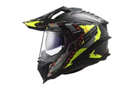 LS2 MX701 EXPLORER C EXTEND MATT H-V Y 06 L capacete para motas de enduro-2