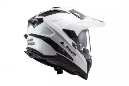 LS2 MX701 EXPLORER SOLID WHITE-06 L capacete para motas de enduro-3