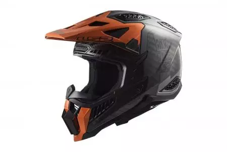 LS2 MX703 C X-FORCE VICTORY TITAN ORA.-06 L capacete para motas de enduro - AK4670322525