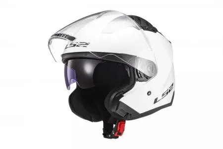 LS2 OF600 COPTER II GLOSS capacete aberto para motociclistas BRANCO-06 L-2