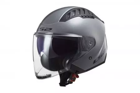 LS2 OF600 COPTER II NARDO GREY-06 L capacete aberto para motociclistas - AK3660010065
