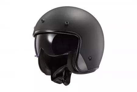LS2 OF601 BOB II SOLID MATT BLACK-06 XXL захисний шолом для мотоцикла - AK3660110117