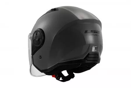 LS2 OF616 AIRFLOW II NARDO GREY-06 XL capacete aberto para motociclistas-3