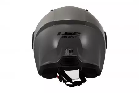 LS2 OF616 AIRFLOW II NARDO GREY-06 XL capacete aberto para motociclistas-4
